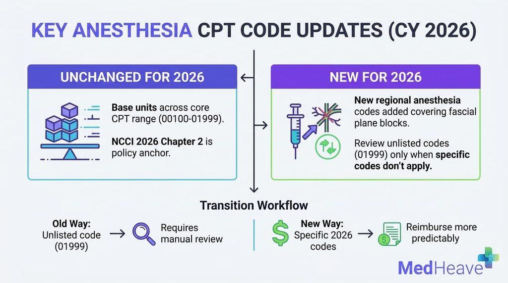 Anesthesia CPT Codes