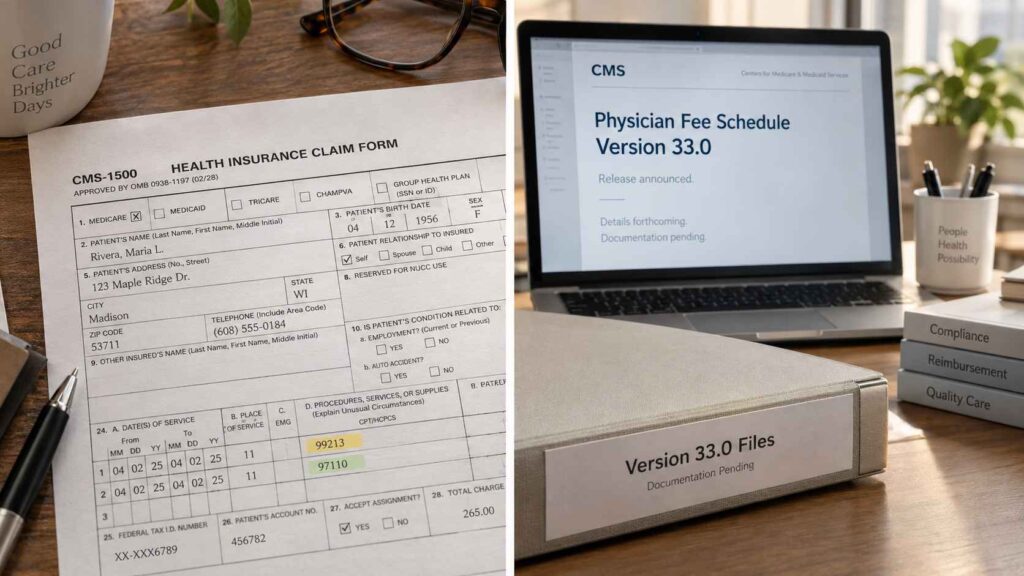 CMS announces NCCI PTP Version 33.0 effective January 1 2027