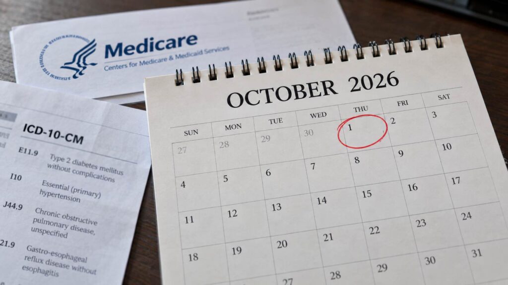 FY 2027 ICD-10 codes and Medicare NCD revisions take effect October 1