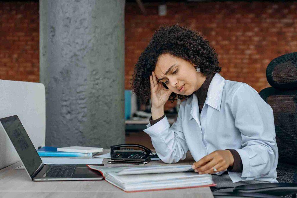 Doctor stressed